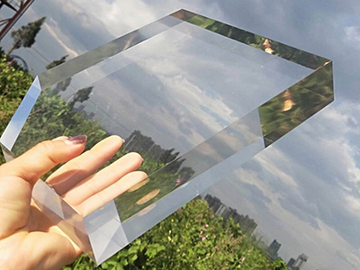 Clear Cast Acrylic Block